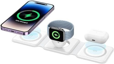 VELOGK 3 in 1 Foldable Wireless Charging Pad Charging Pad