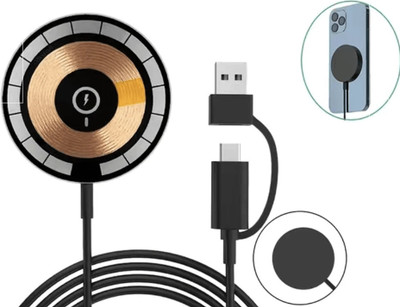 Muvit Magentic 15W Magsafe Charging Pad BLK Charging Pad