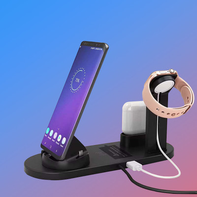 X88 Pro 15w 3 in 1 Wireless Charger Multiple Devices Compatible for iWatch, iphone Charging Pad