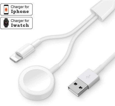 X88 Pro Fast Dual Wireless Charger for iWatch & iPhone – 2-in-1 Design Charging Pad