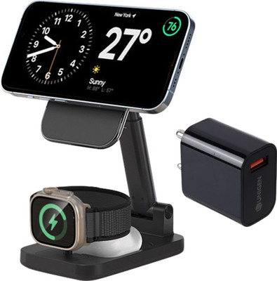 UNIGEN MAGTEC 310 3-IN-1 Foldable Mag-Safe Charger With QC Adapter Charging Pad