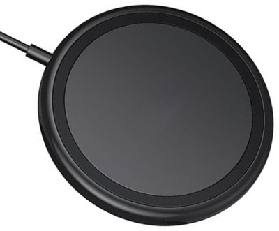 Cabepow Stylish Round Black Charging Pad – Quick and Convenient Wireless Power Charging Pad