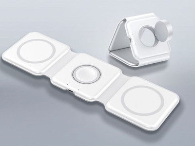 Muvit 3 In 1 Magnetic Foldable Wireless Charger Charging Pad