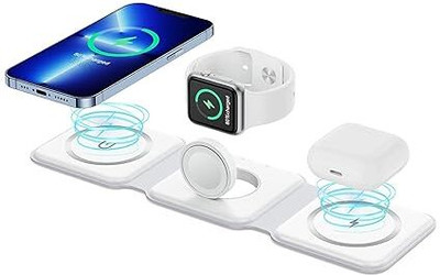 X88 Pro 3-in-1 Wireless Foldable Charging Station Charging Pad