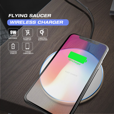 MARS Wireless Charger 15W Round | Effortless, Elegant & Fast |SmartQi Charging Charging Pad