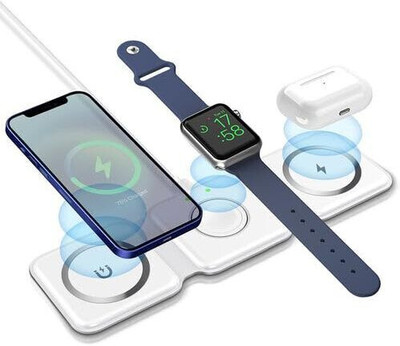 MARS Versatile 3-in-1 Charging Station for iPhone and Apple Devices Charging Pad