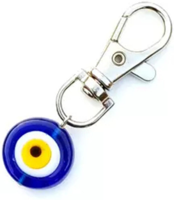 Shilpmart BLACK Evils Eye Pendant Charms with Lobster Claw Clasps Jewelry Making Glass Beaded Charm
