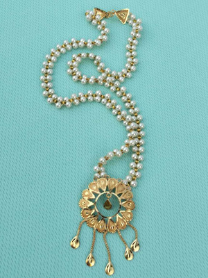 uvawas Copper Gold Jewellery Set(Pack of 1)