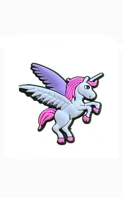 Jibbitz Flying unicorn Rubber Shoe Charm