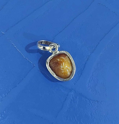 VSP VASTU SAMADHAN VSP VASTU SAMADHAN - 47 MACCHA MANI PENDANT ( PURE SILVER ) Silver Beaded Charm