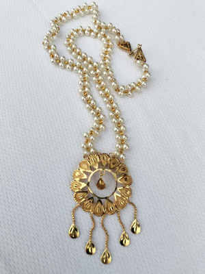 Qplus Copper Gold Jewellery Set(Pack of 1)