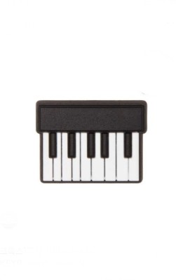 Charmm Piano Keyboard Charm Rubber Shoe Charm