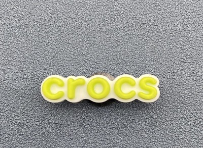 Jibbitz GREEN YELLOW CROC Rubber Shoe Charm