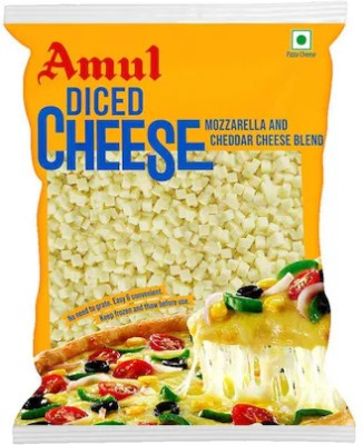 Amul Salty Mozzarella and Cheddar Cheese Diced(200 g)