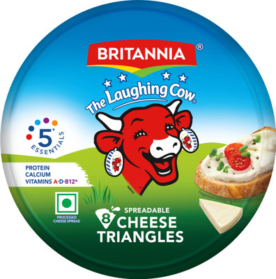 Britannia The Laughing Cow 8 Round box Processed cheese Spread(120 g)