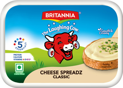 Britannia The Laughing Cow Classic Spreadz Plain Cheese(180 g)