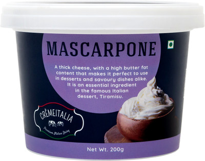Cremeitalia Plain Mascarpone Cheese(200 g)