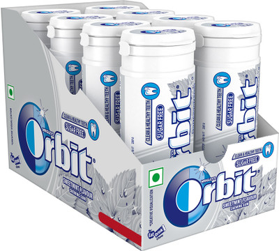 ORBIT Sugar Free Sweetmint Flavour Chewing Gum Spearmint Chewing Gum(8 x 19.8 g)
