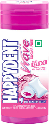 Happydent Wave with Xylitol Fruits Chewing Gum(28.9 g)