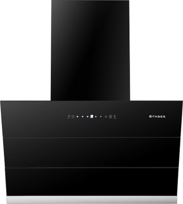 FABER HOOD BLISS FL SC AC BK 60 Auto Clean Wall Mounted Chimney(Black 1350 CMH) deal from flipkart