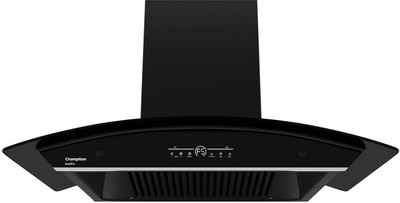 Crompton CHD-QPVC90FLE-MBL Auto Clean Wall Mounted Black 1420 CMH Chimney