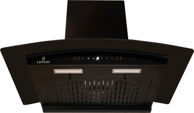 Lexium Stellar 75 Auto Clean Wall Mounted Black 1250 CMH Chimney