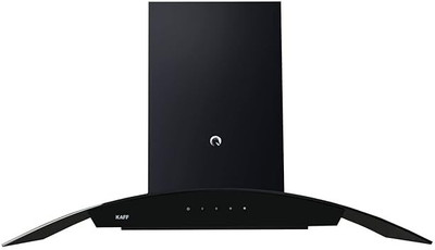 Kaff VASCO 90 DHC Auto Clean Wall Mounted BLACK 1250 CMH Chimney