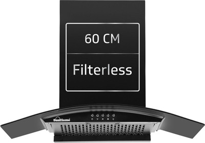 Sunflame CH NAPLES 60 Wall Mounted Black 1000 CMH Chimney