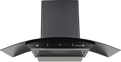 Faber Hood Polo HC SC FL BK 90, 1200m3/hr Filterless , Touch & Gesture Control Auto Clean Wall Mounted Chimney(Black 1200 CMH) Faber Hood Polo HC SC FL BK 90, 1200m3/hr Filterless , Touch & Gesture Control Auto Clean Wall Mounted Chimney(Black 1200 CMH)