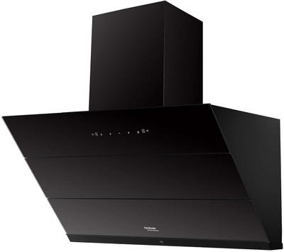 Hindware Greta Neo Autoclean 90 Auto Clean Wall Mounted Black 1350 CMH Chimney