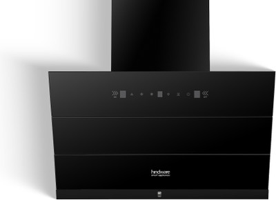 Hindware Smart Appliances Greta Neo 60 1350 CMH 60 cm | Maxx Technology | Slant | Filterless | Touch Control | Motion Sensor | 10 Years Motor Warranty | Energy Efficient LED Light | Powerful Suction | Low Noise | Auto Clean Chimney(Wall Mounted, Black)