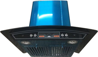 HPC 103 (60)cm eco boat type & push button with dj lights Auto Clean Wall Mounted black 1300 CMH Chimney