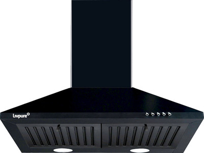 LIVPURE Airis-60 Wall Mounted Chimney(Black 1000 CMH)