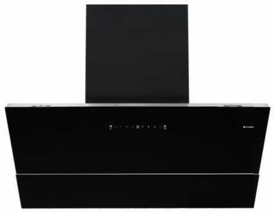Faber APEX FLHC SC BK 90CM Auto Clean Wall Mounted Chimney (Black 1500 CMH)