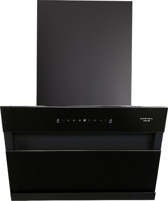 Carysil Vista-90cm Auto Clean Wall Mounted Black 1350 CMH Chimney