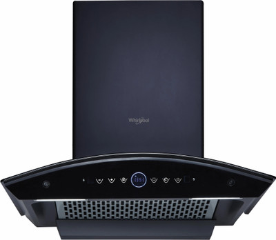 Whirlpool CGFL PRO 600 BLDC HAC BK HOOD Auto Clean Wall Mounted Black 1600 CMH Chimney