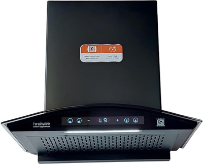 Hindware DIVINA BLDC 60 cm Chimney | Newly Launched | 1400 CMH | Auto Clean Wall Mounted Black 1400 CMH Chimney