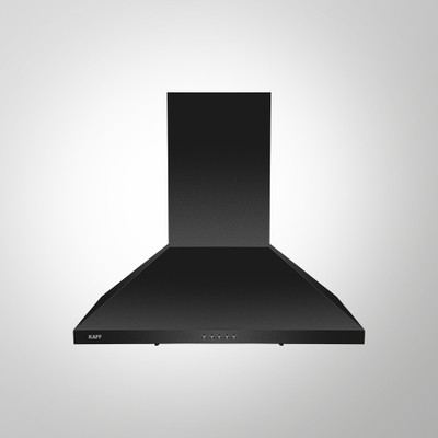 Kaff BASE60 Auto Clean Wall Mounted Black 1250 CMH Chimney