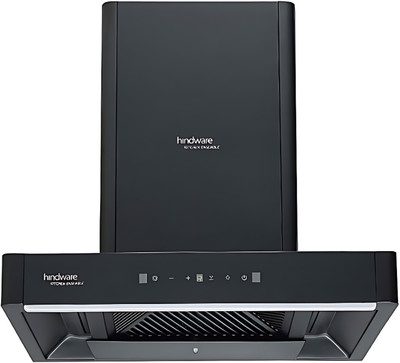 Hindware OPTIMUS BLACK 60 1400CMH MAXX SILANCE TECHNOLOGY ( YEAR 2022 ) Auto Clean Wall Mounted BLACK 1400 CMH Chimney