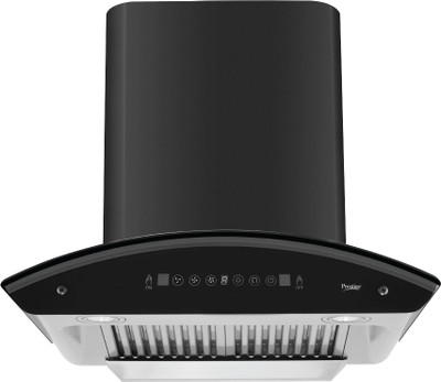 Prestige 600 mm Auto Clean Wall Mounted Black 700 CMH Chimney