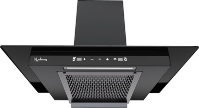 Lifelong LLLACC0290 Auto Clean Touch+ Motion Sensor Control 90 cm Wall Mounted Black 1200 CMH Chimney