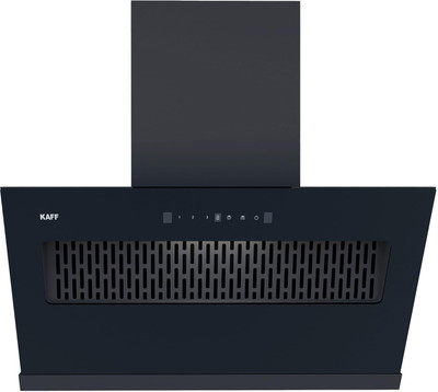Kaff KES90A Slant Shape Chimney 90 CM Auto Clean Gesture Control Wall Mounted Grey 1450 CMH Chimney