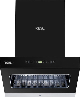 Hindware Octavia 60 PACK OF 1 Auto Clean Wall Mounted Black 1350 CMH Chimney