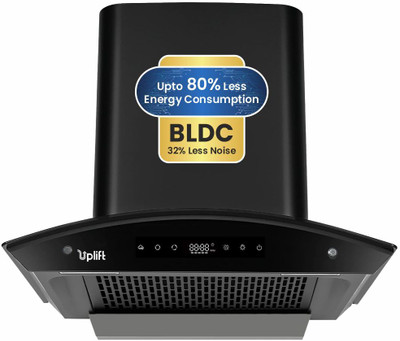 Uplift Paradise 60 BLDC Silent Auto Clean Wall Mounted Black 1550 CMH Chimney