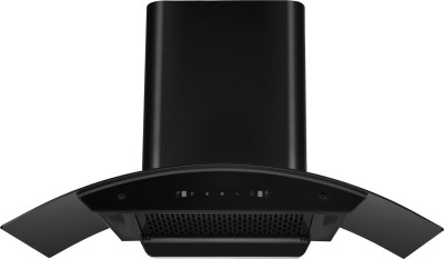 Kutchina Flora Dlx 90 Auto Clean Wall Mounted Black 1200 CMH Chimney