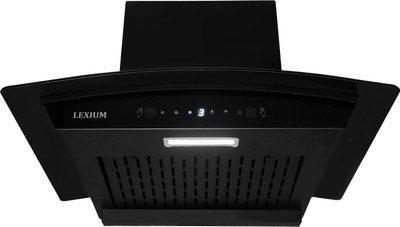 Lexium Negus 90 Auto Clean Wall Mounted Black 1200 CMH Chimney
