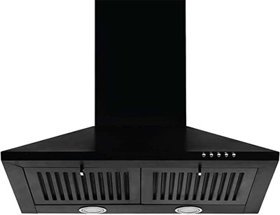 Kashvi Enterprises urban 60 cm Wall Mounted Chimney (Black 1000 CMH) Wall Mounted black 1000 CMH Chimney