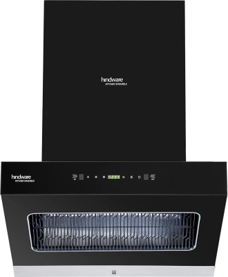 Hindware Octavia 60 PACK OF 1 Auto Clean Wall Mounted Chimney(Black 1350 CMH)