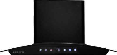 Lexium Venus Auto Clean Wall Mounted Black 1200 CMH Chimney
