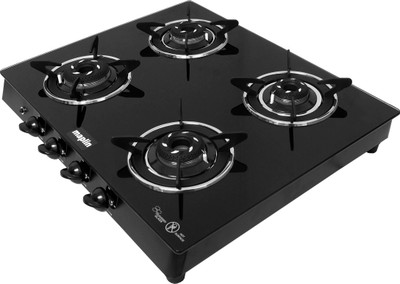 Maplin Surya04-Curve Glass Automatic Hob(4 Burners)